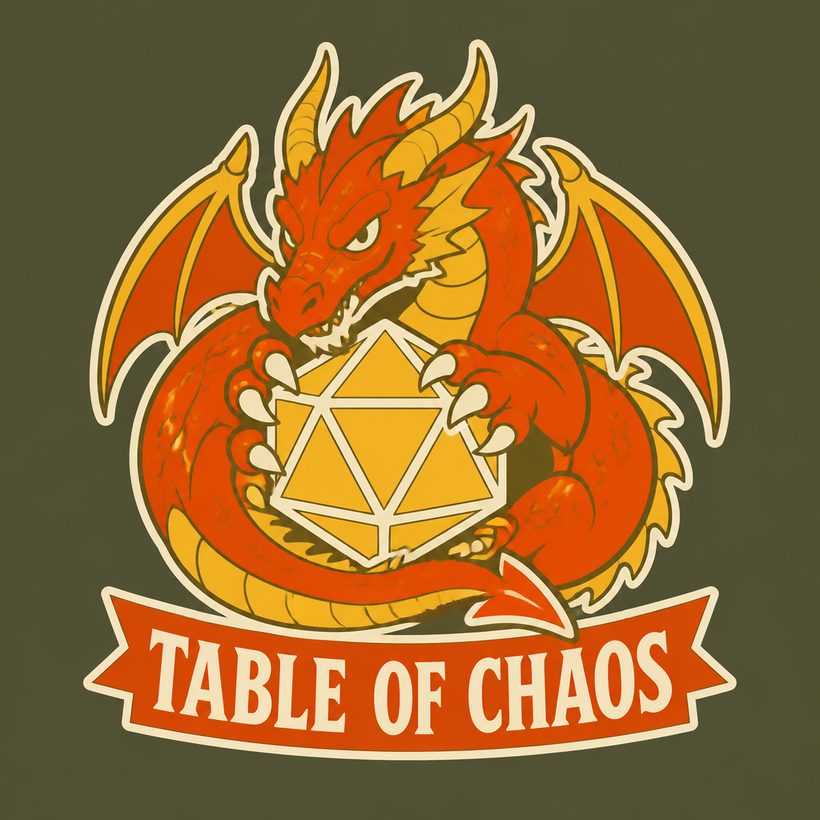 The dice dragon, front