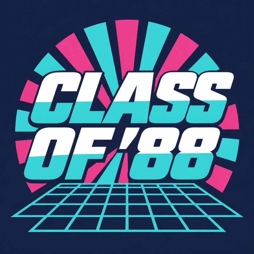 Synthwave sunset 88, front