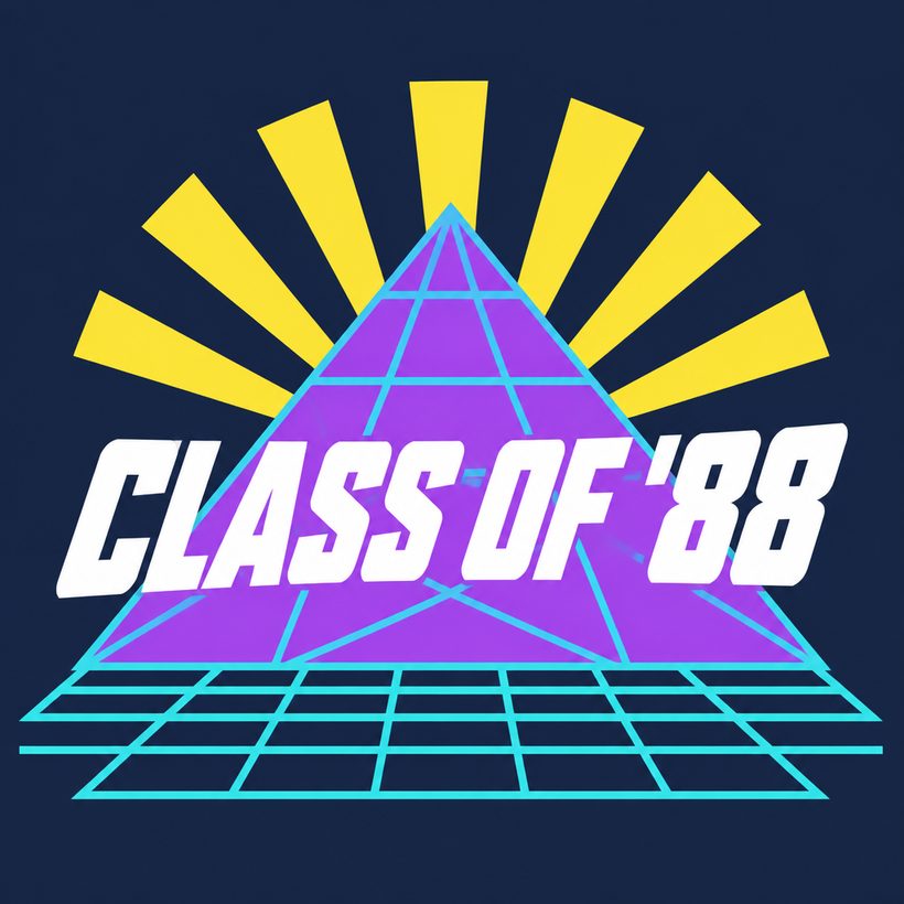 Synthwave sunset 88, front