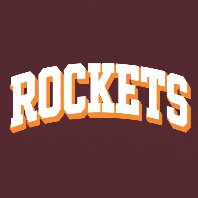 The rockets standard, front