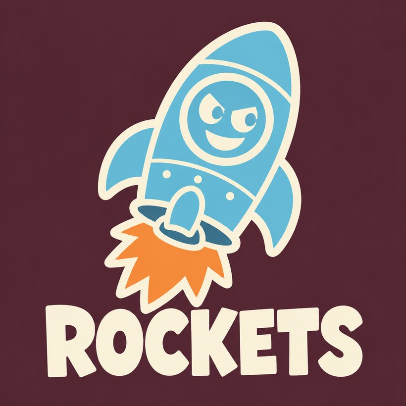 Liftoff rockets, front
