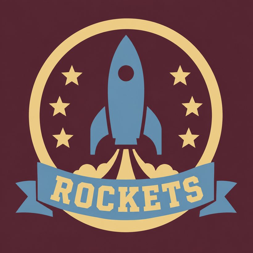 Rockets legacy crest, front