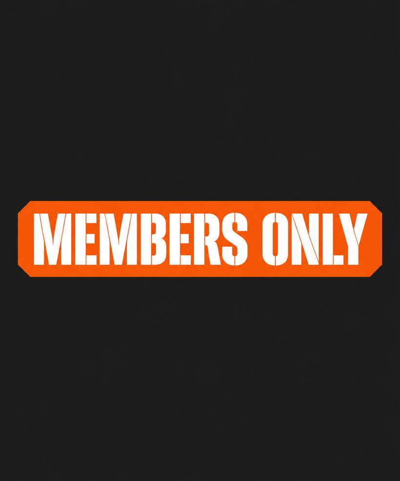 The door policy seal, back