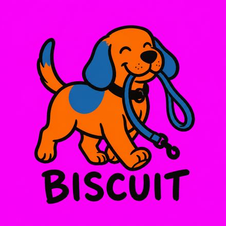 The self walking beagle, a Hand-drawn design