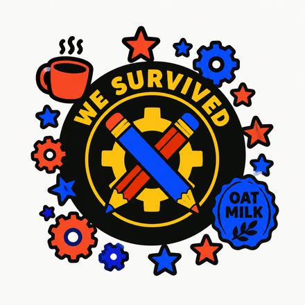 The survivors seal, a Maximalist / dopamine design