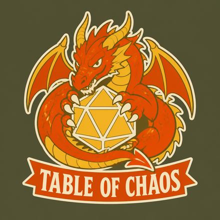 The dice dragon, a Medieval / castlecore design