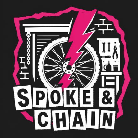 Bolt through the wheel, a punk / zine design