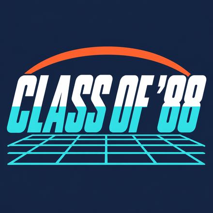 Chrome class flex, a retro 80s design