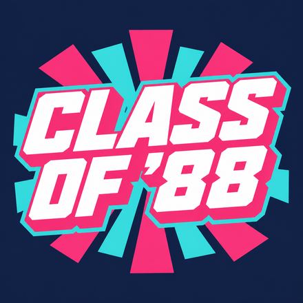 Chrome class flex, a Retro 80s design
