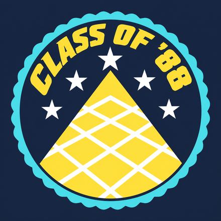 Northview alumni seal, a Retro 80s design