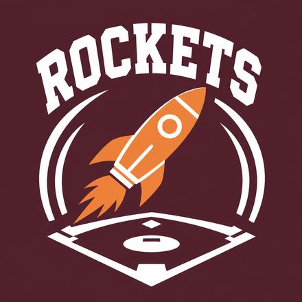 Liftoff rockets, a Sporty / varsity design