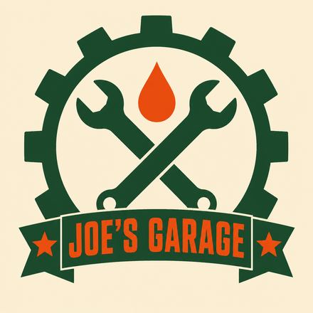 The motor oil badge, a Vintage / heritage design